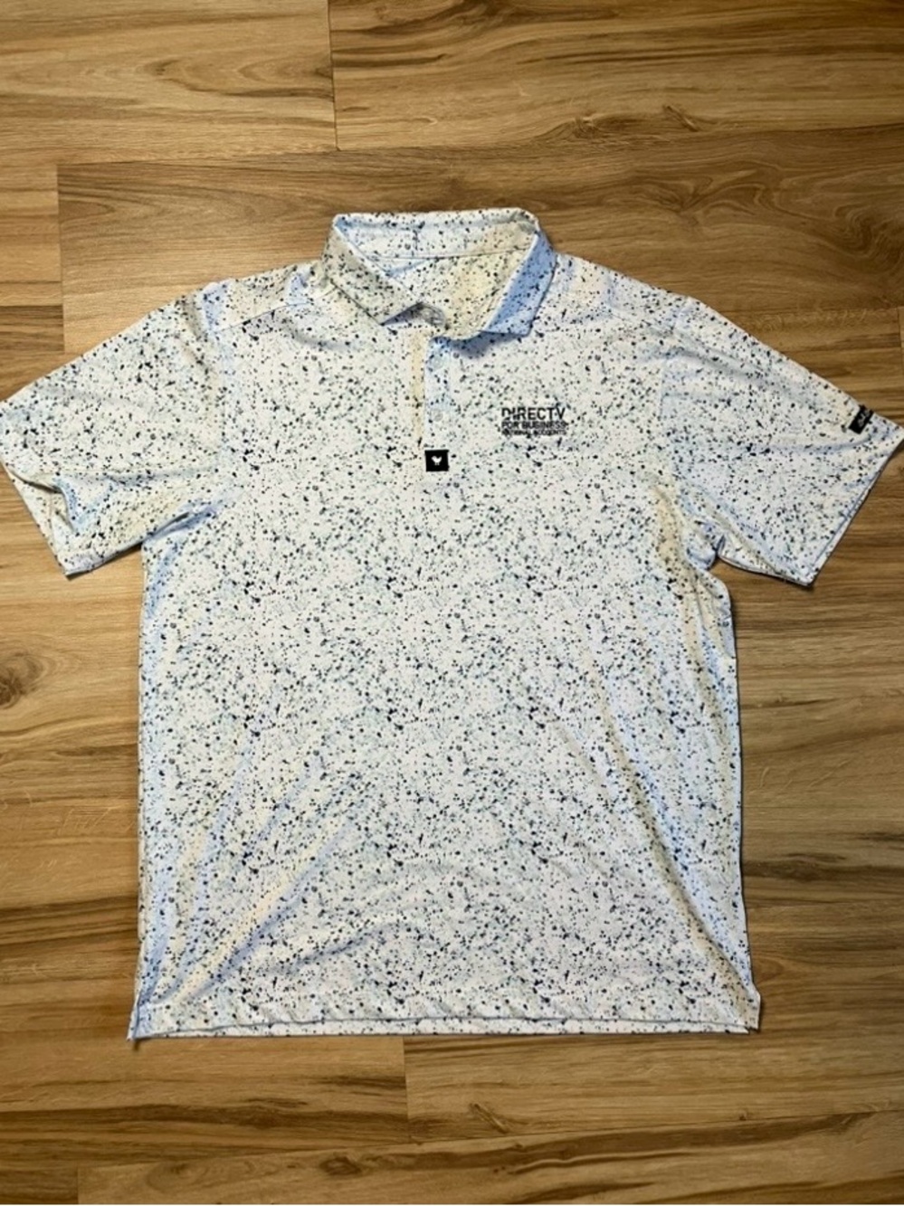Bad Birdie Paint Splatter 3 Core Performance Golf Polo